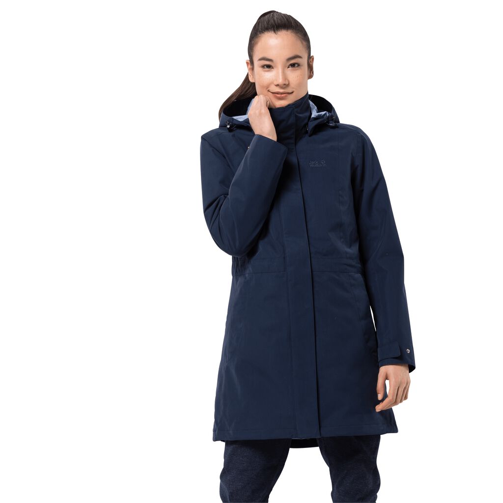 Jack Wolfskin OTTAWA Vestes Femme Bleu - RMYBIWF-05